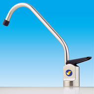 The Aeon Satin Chrome Lever Faucet AF145